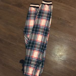 plaid aerie joggers